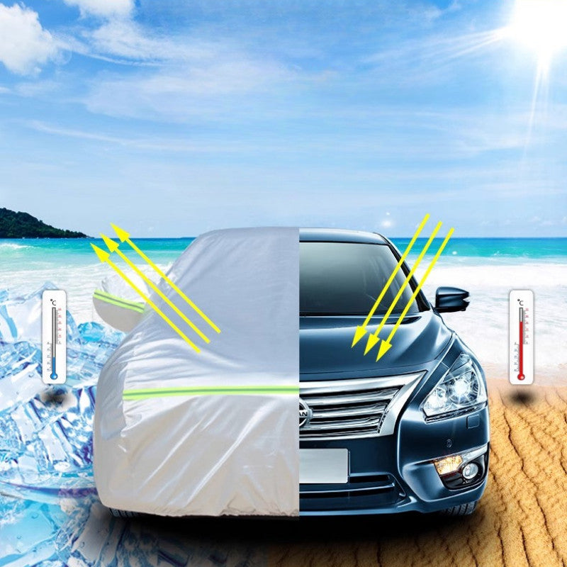 ผ้าคลุมรถ ป้องกันฝุ่น ป้องกันฝน ป้องกันแสงแดด และเป็นฉนวนกันความร้อน - 图片1