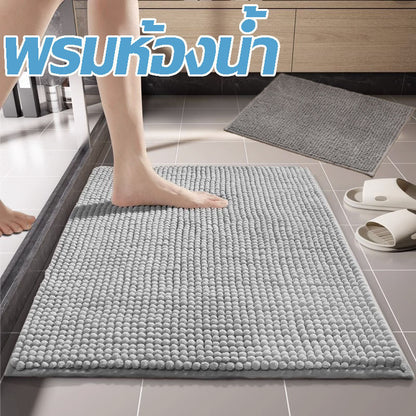 พรมเช็ดเท้าทอเต็มผืน ซักเครื่องได้ ซึมซับน้ำได้ดีเยี่ยม - 图片1