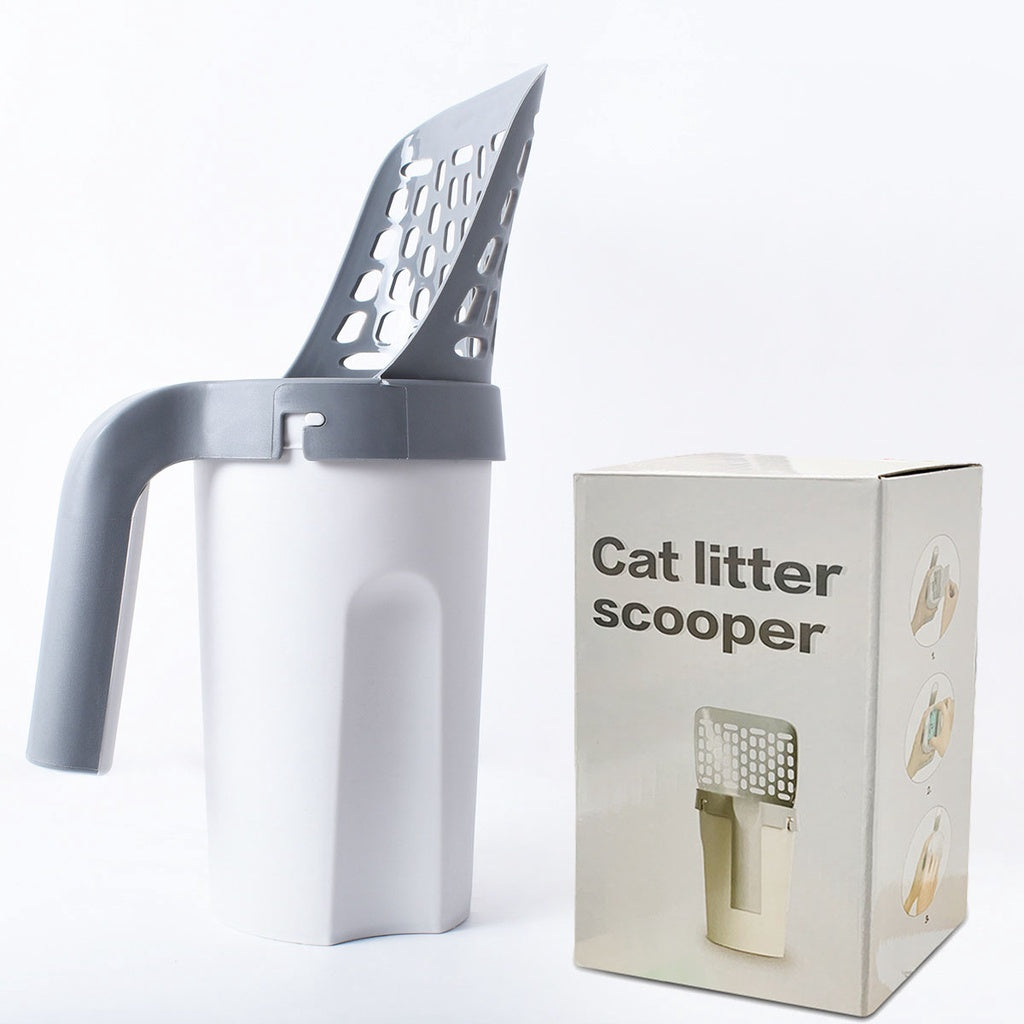 ที่ตักทรายแมวพร้อมถังขยะและถุงขยะ - 图片15