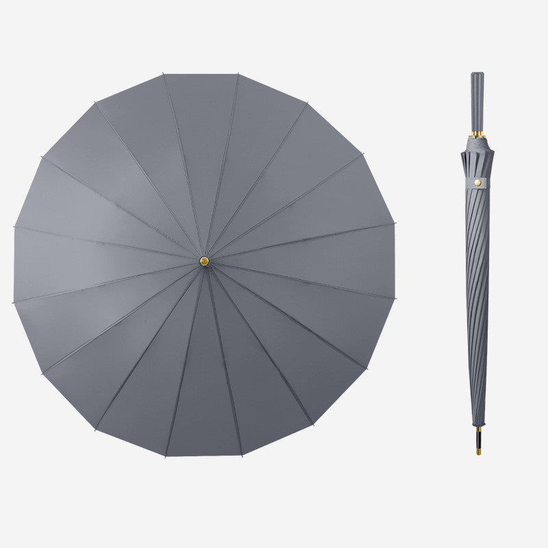 ร่มด้ามยาว ป้องกันฝนและแดด ขนาดใหญ่ มี 16 ซี่ - 图片9