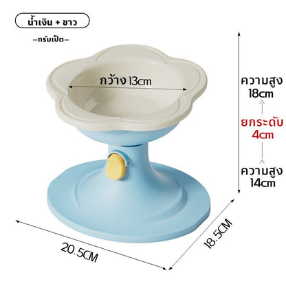 ชามอาหารสัตว์เลี้ยง ปรับความสูงได้ เอียงได้ 15 องศา - 图片14