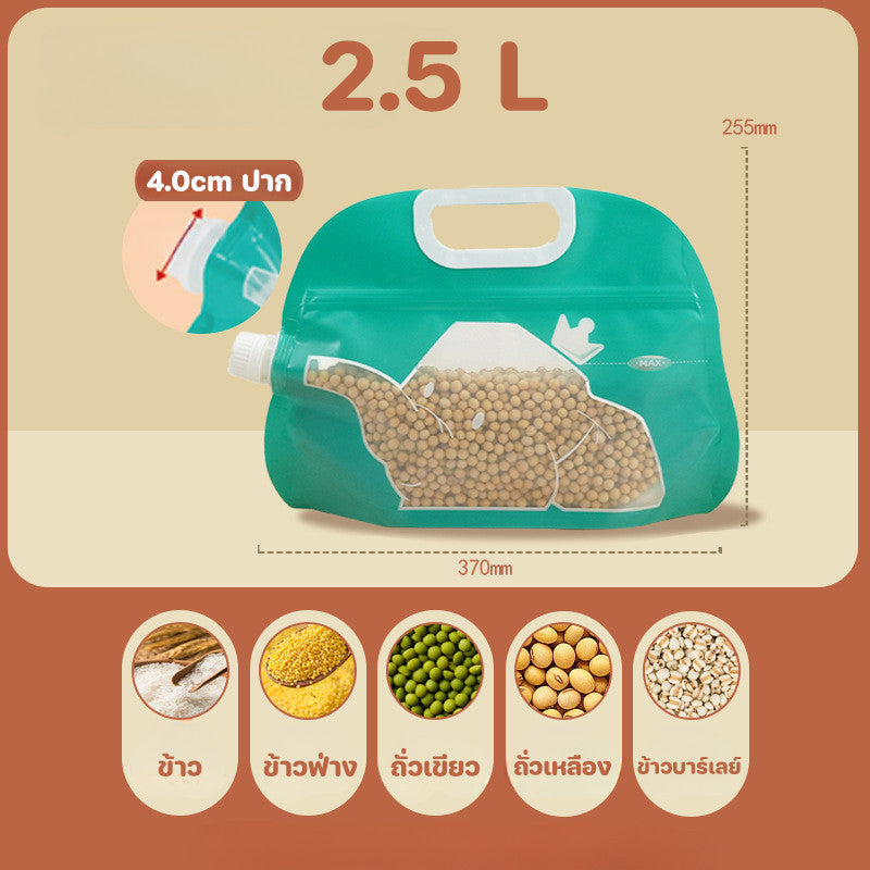 ถุงขนาด 1.5/2.5/5 ลิตร ถุงน้ำฉุกเฉินแบบหนา สามารถใช้บรรจุข้าวสารหรือสิ่งของอื่นๆ ได้ - 图片9