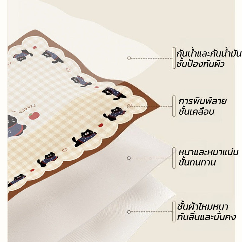 ผ้าปูโต๊ะร้านอาหาร PVC หนา - 图片1