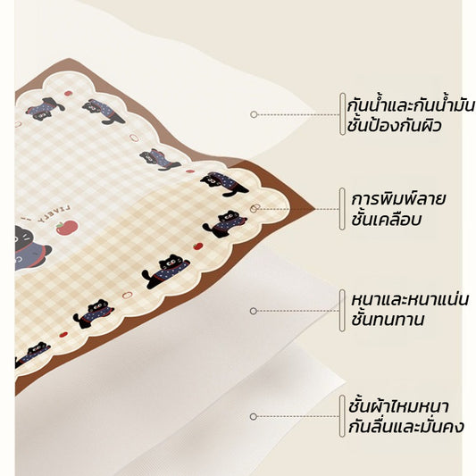 ผ้าปูโต๊ะร้านอาหาร PVC หนา - 图片1