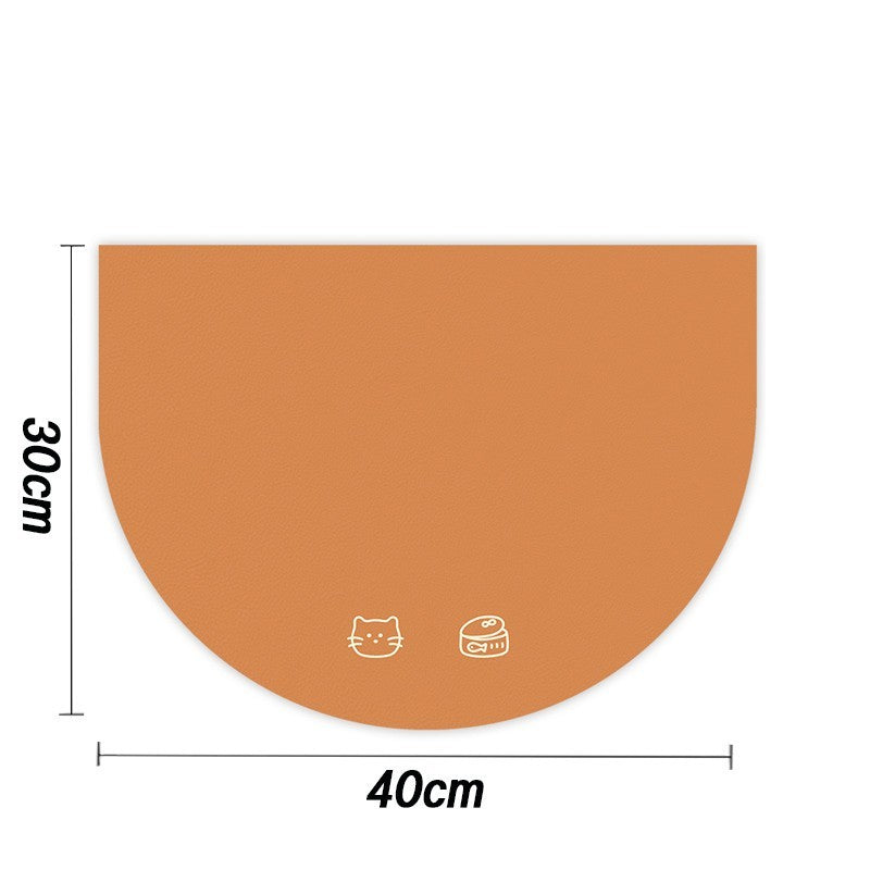 แผ่นรองชามอาหารสัตว์เลี้ยง ป้องกันการหก ขนาด 45*30 ซม. - 图片22