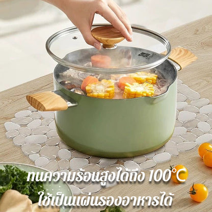 แผ่นรองอ่างล้างจานซิลิโคน 2-in-1 - 图片1