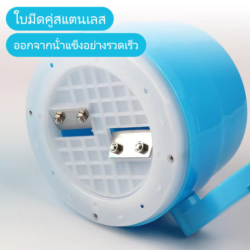 เครื่องบดน้ำแข็งไฟฟ้าแบบพกพา ความจุ 1200 มล. - 图片1