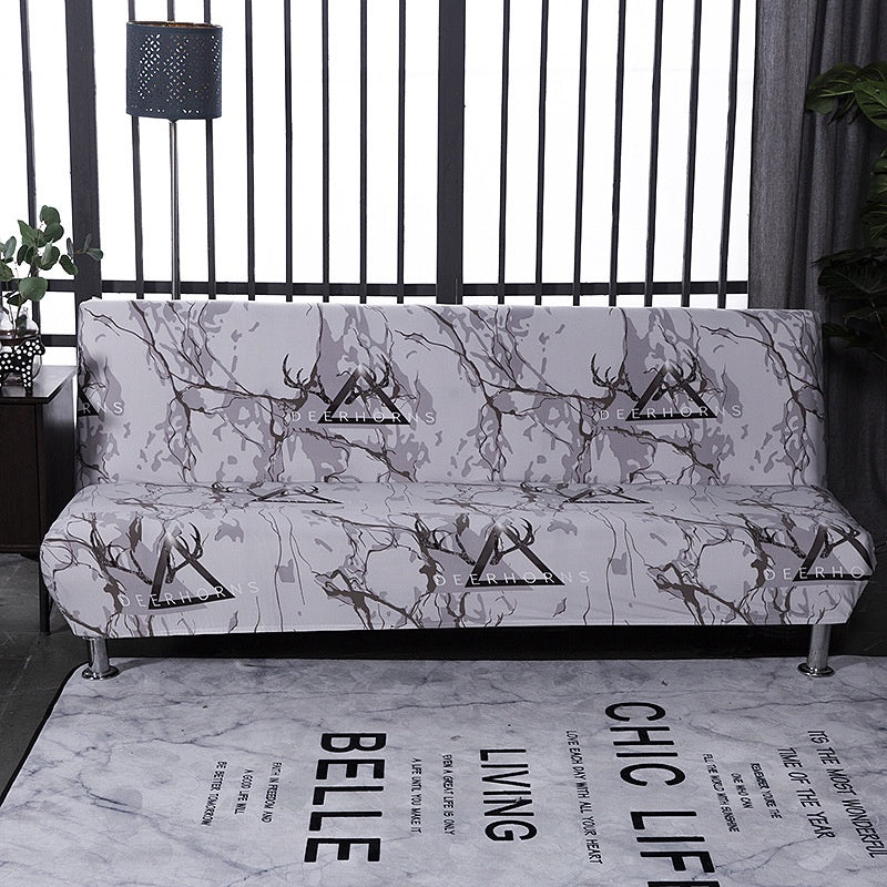 ผ้าคลุมโซฟาเบดแบบไม่มีที่วางแขน สไตล์เรโทร - 图片7