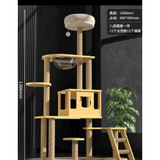 อพาร์ทเมนต์แมวไม้ขนาดใหญ่ - 图片11