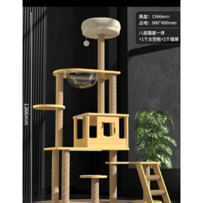 อพาร์ทเมนต์แมวไม้ขนาดใหญ่ - 图片11