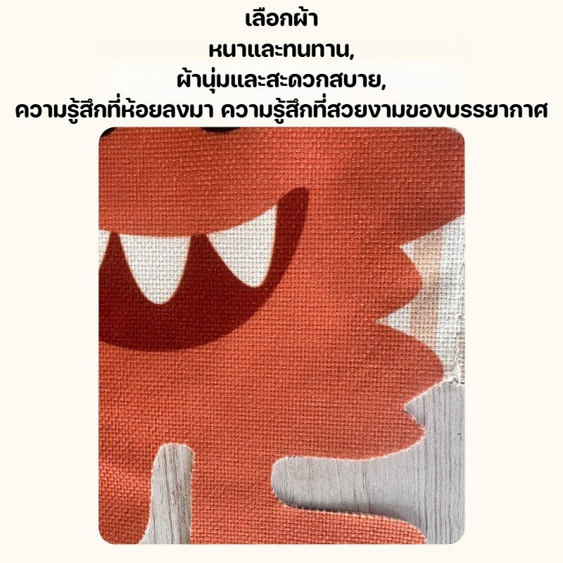 ผ้าม่านธงรูปสามเหลี่ยม ขนาด 30x50 ซม. ลายการ์ตูน - 图片2