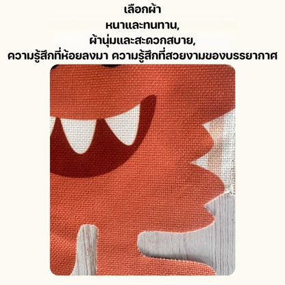 ผ้าม่านธงรูปสามเหลี่ยม ขนาด 30x50 ซม. ลายการ์ตูน - 图片2