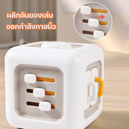 กล่องของเล่นเสริมการเรียนรู้สำหรับเด็ก กล่องกิจกรรมหกด้าน - 图片3