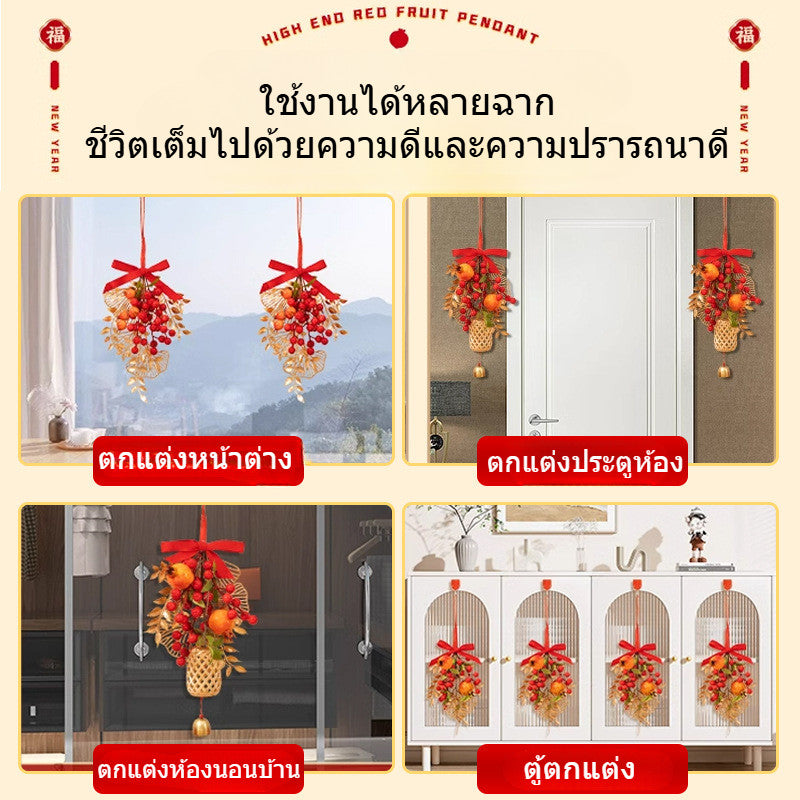 ปีงู2026 พวงมาลัยปีใหม่ โคมไฟเทศกาลฤดูใบไม้ผลิ LED ตกแต่งเทศกาลฤดูใบไม้ผลิ - 图片5