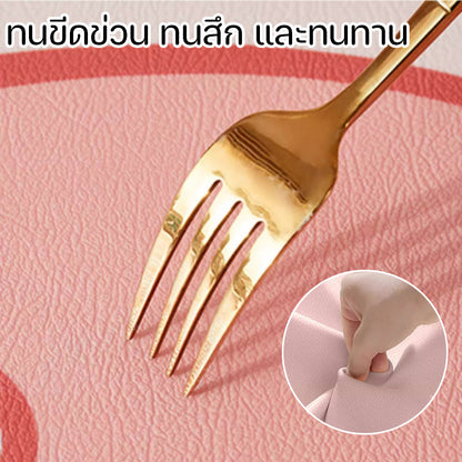 ผ้าปูโต๊ะพีวีซี กันน้ำ ลายการ์ตูนโดปามีน ทนไฟ - 图片5