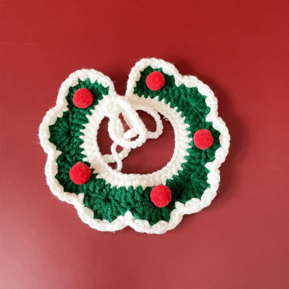 ชุดคริสต์มาส ปลอกคอ และผ้าพันคอสำหรับแมวและสุนัข - 图片41