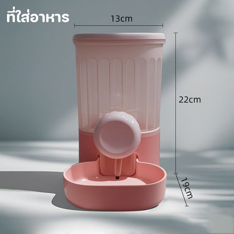 เครื่องให้อาหารและน้ำสัตว์เลี้ยงแบบแขวน 2in1 - 图片8