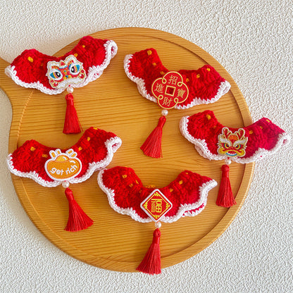 ผ้าพันคอทอมือปีใหม่สำหรับ - 图片3