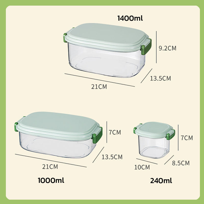 ภาชนะเก็บอาหาร กล่องถนอมอาหารในตู้เย็น - 图片6