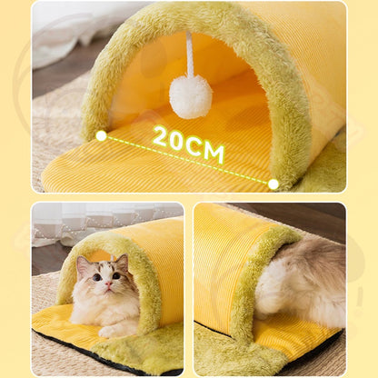 อุโมงค์แมว ที่นอนแมวแสนสบายแบบสองinหนึ่ง - 图片1