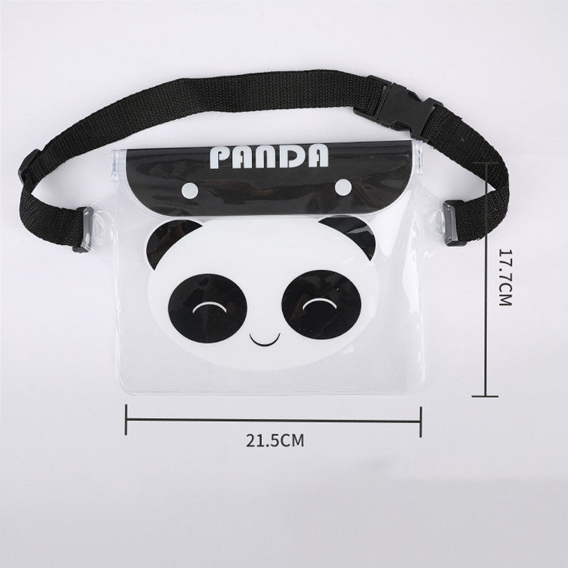 กระเป๋ากันน้ำ/กระเป๋าคาดเอว ลายการ์ตูน โปร่งใส มีสายสะพายไหล่ปรับได้ - 图片8