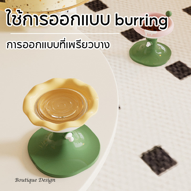 ชามอาหารสัตว์เลี้ยง ปรับความสูงได้ เอียงได้ 15 องศา - 图片1