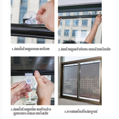 ม่านบังแดดและฉนวนกันความร้อน ม่านม้วนอัตโนมัติ - 图片3