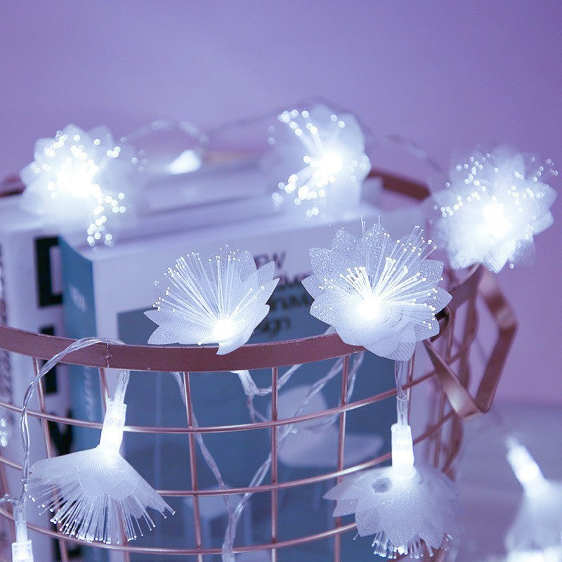 ไฟดอกไม้ LED ไฟไฟเบอร์ออปติกตกแต่งดอกไม้ - 图片7