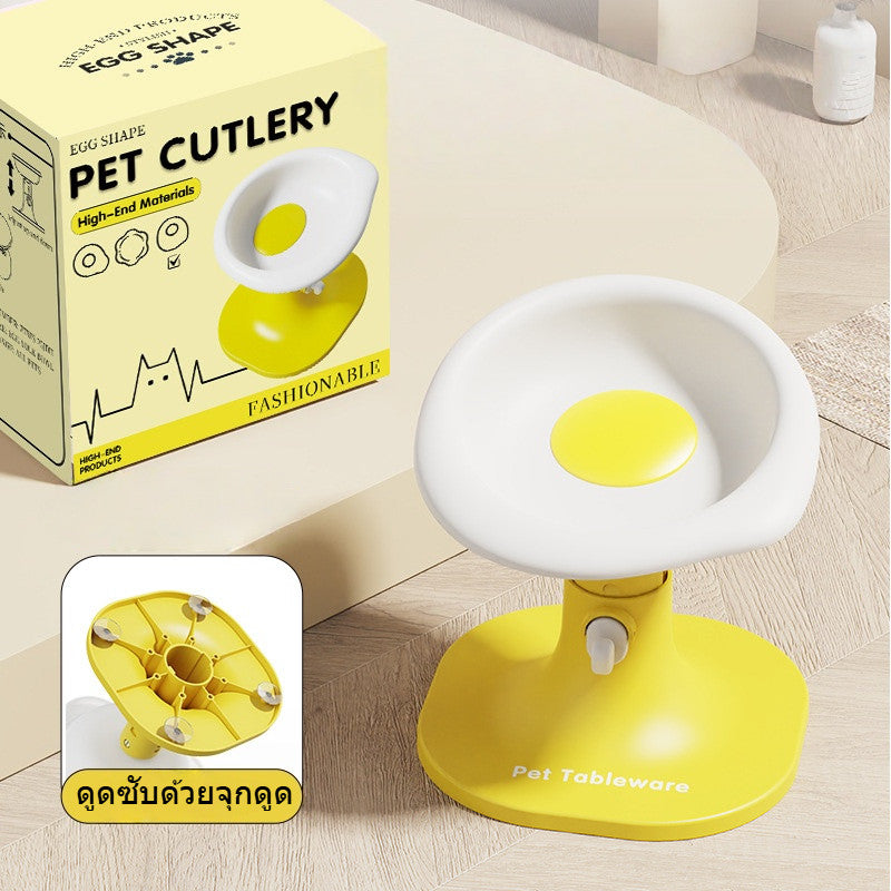 ชามอาหารสัตว์เลี้ยง ปรับความสูงได้ เอียงได้ 15 องศา - 图片15