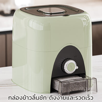 กล่องเก็บข้าวขนาดใหญ่ ป้องกันแมลง เหมาะสำหรับเก็บของแห้ง - 图片7