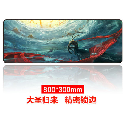 แผ่นรองเมาส์กันลื่นขนาดใหญ่พิเศษ หนาและกว้างขึ้น ขนาด 80x30 ซม. - 图片6