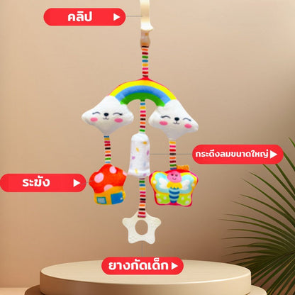 ของเล่นยีราฟเด้งได้ สามารถแขวนได้ เป็นของเล่นเสริมการเรียนรู้สำหรับเด็กเล็ก - 图片19