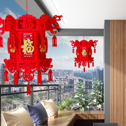 แบบร่าง 3 มิติสำหรับโคมไฟแดงในเทศกาลตรุษจีนปี 2026 - 图片6