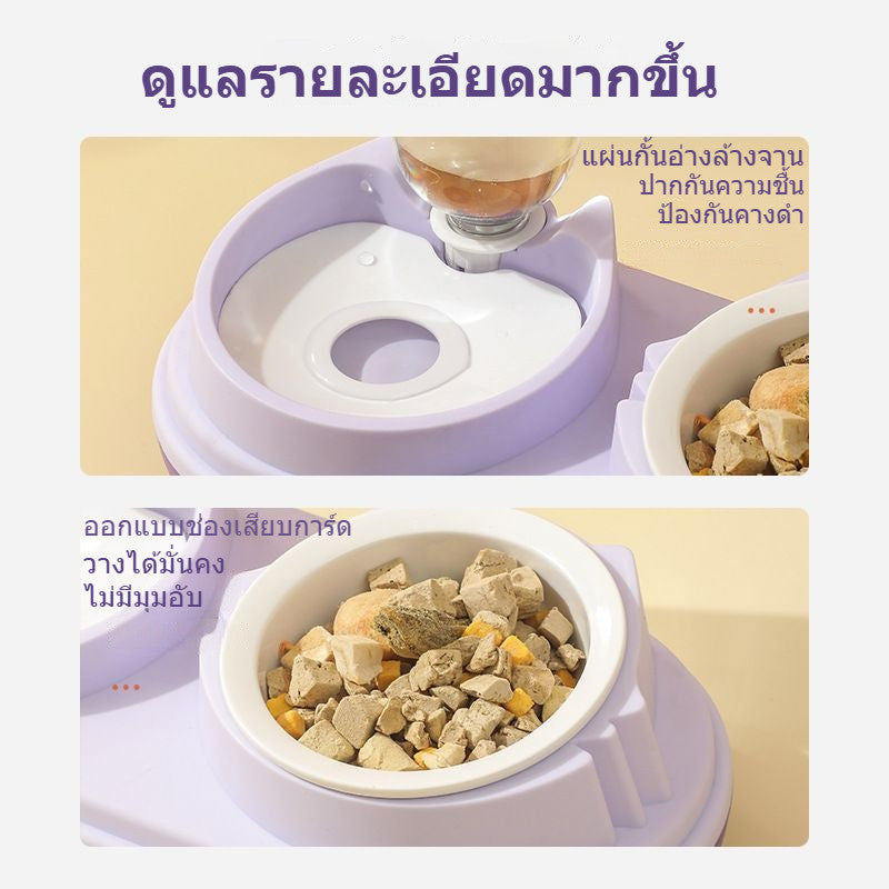 ชามใส่น้ำสำหรับสัตว์เลี้ยง 500 มล. เครื่องจ่ายน้ำอัตโนมัติ - 图片5