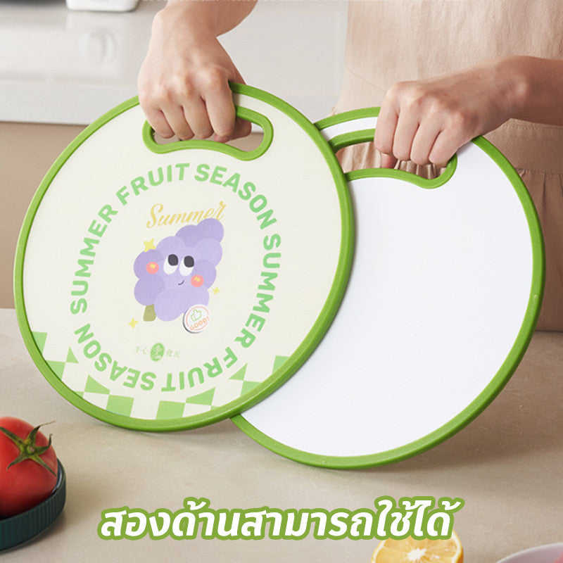 เขียงพลาสติก PP ป้องกันแบคทีเรีย รูปทรงผลไม้ สำหรับทำอาหาร - 图片2