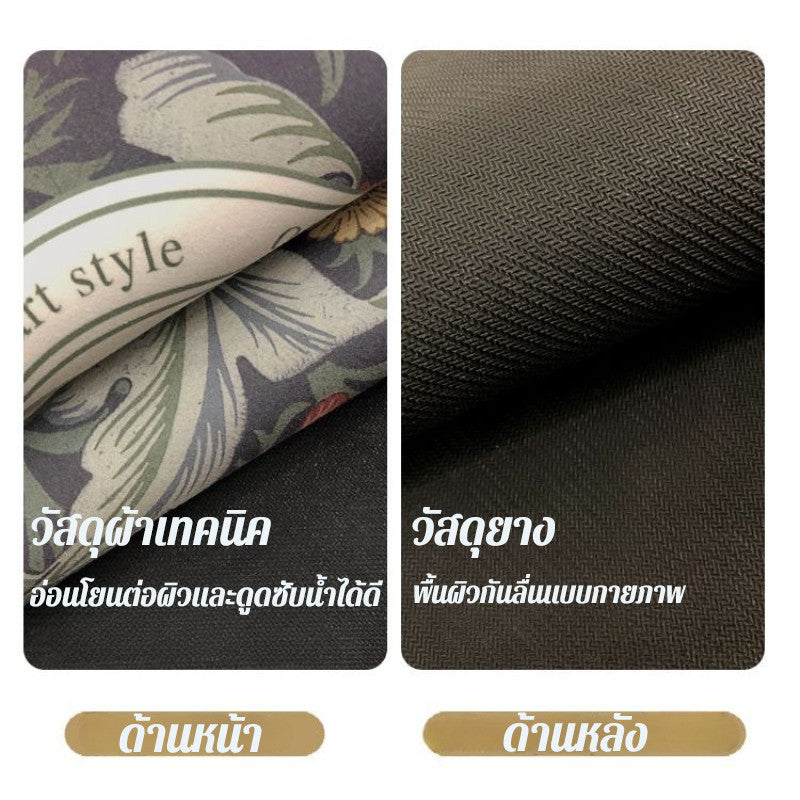 แผ่นรองซิลิโคนดูดซับน้ำ ขนาด 40x60 ซม. ทนความร้อนและกันลื่น เหมาะสำหรับใช้ในห้องครัว