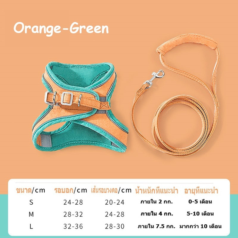 สายจูงสัตว์เลี้ยงสะท้อนแสงหลากสีสัน - 图片6