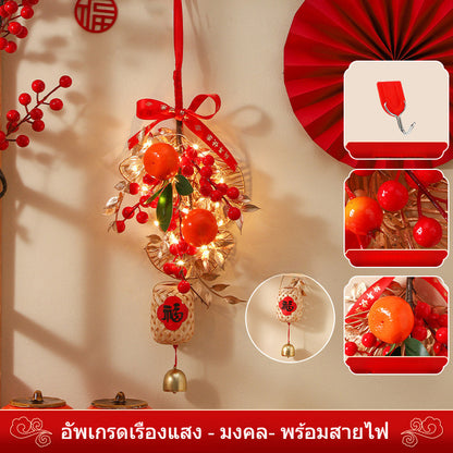 ปีงู2026 พวงมาลัยปีใหม่ โคมไฟเทศกาลฤดูใบไม้ผลิ LED ตกแต่งเทศกาลฤดูใบไม้ผลิ - 图片17