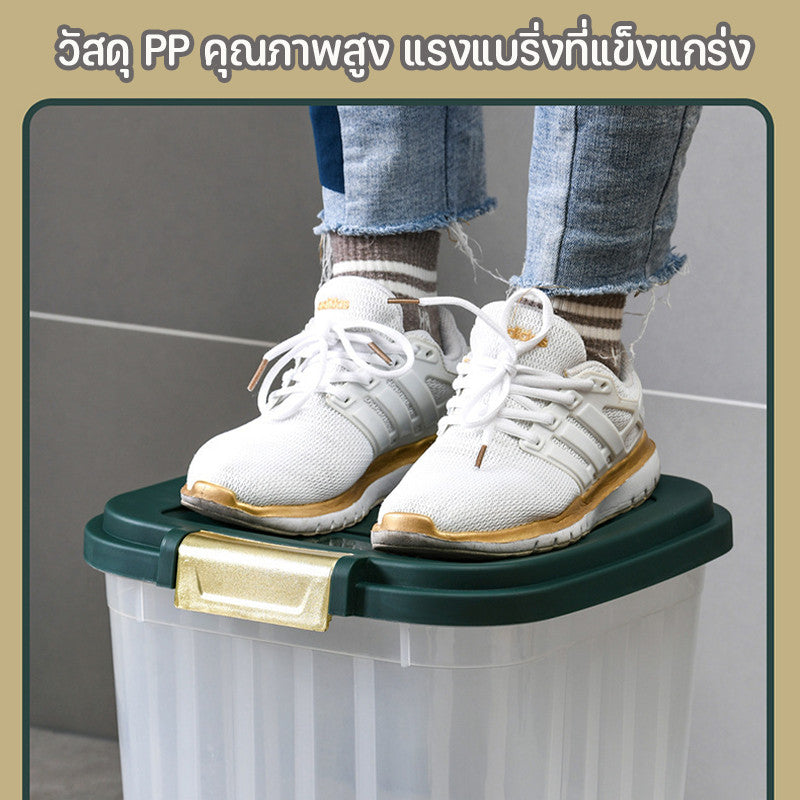 ภาชนะเก็บข้าวขนาด 25 กิโลกรัม พร้อมล้อถอดได้ - 图片5