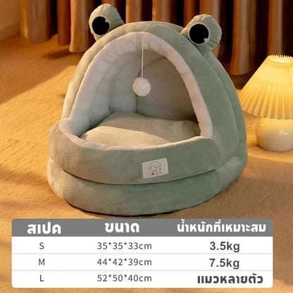 เตียงสัตว์เลี้ยงแบบกึ่งปิด 2-in-1 - 图片15