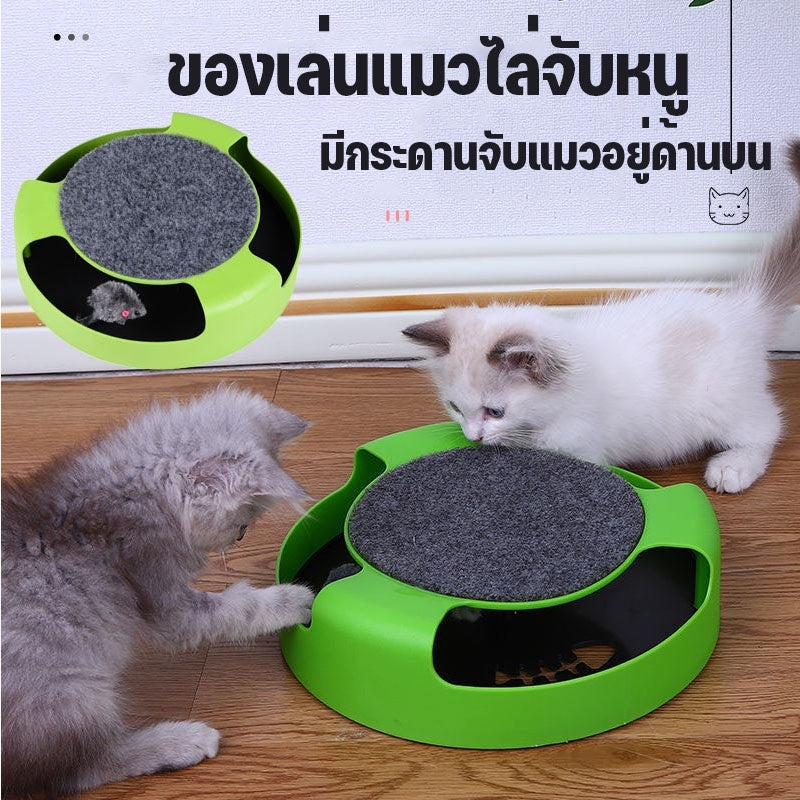 ของเล่นแมวหมุนวงล้อ - 主图