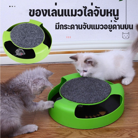 ของเล่นแมวหมุนวงล้อ - 主图