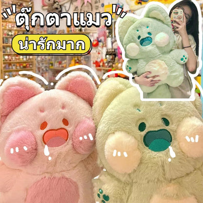 ตุ๊กตาแมวผ้ากำมะหยี่ ขนาด 30/40 ซม. น่ารักมาก - 主图