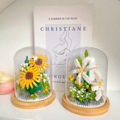 ช่อดอกไม้ DIY บล็อกตัวต่อ - 图片4