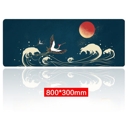 แผ่นรองเมาส์กันลื่นขนาดใหญ่พิเศษ หนาและกว้างขึ้น ขนาด 80x30 ซม. - 图片9