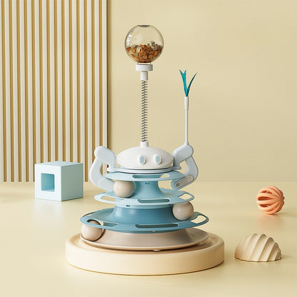 ของเล่นแมว รางบอลแมว พร้อมแผงเสียงขนนก - 图片14