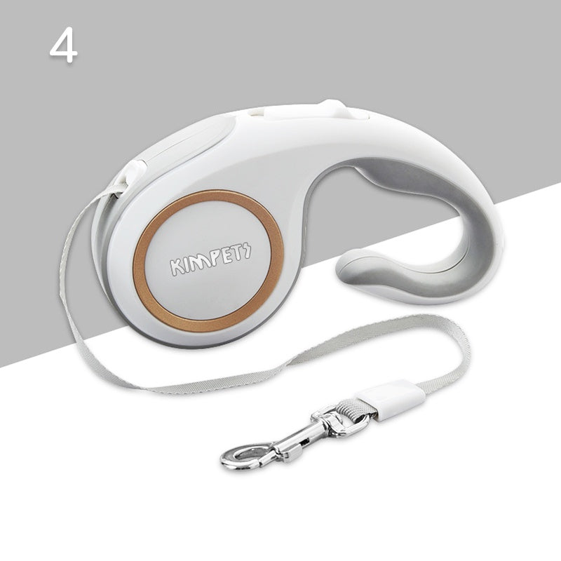 สายจูงสัตว์เลี้ยงแบบยืดหดอัตโนมัติ ทำจาก ABS สะท้อนแสง ยาว 3/5 เมตร - 图片6