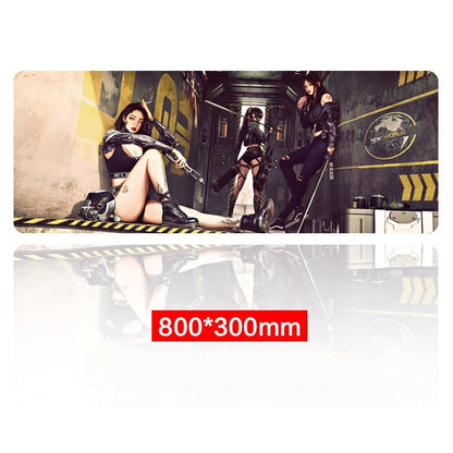 แผ่นรองเมาส์กันลื่นขนาดใหญ่พิเศษ หนาและกว้างขึ้น ขนาด 80x30 ซม. - 图片8