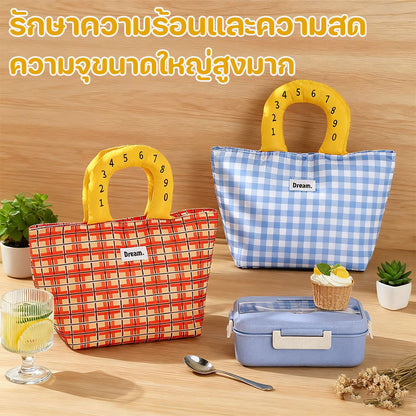 กระเป๋าใส่กล่องอาหารกลางวันแบบเก็บความเย็นความจุขนาดใหญ่ - 主图