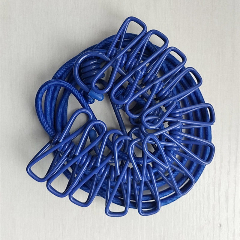 ราวตากผ้ากลางแจ้งพร้อมคลิปหนีบ พกพาสะดวก กันลมได้ - 图片5